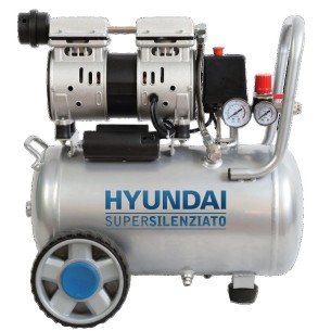 Compressore 24L oil free 65700 Hyundai, 8bar, 160L/m