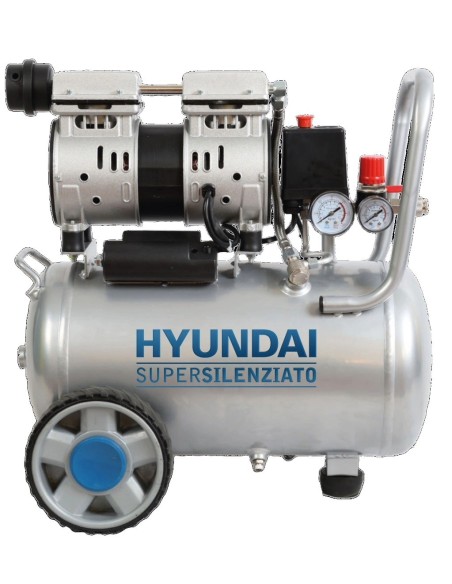 Compressore 24L oil free 65700 Hyundai, 8bar, 160L/m