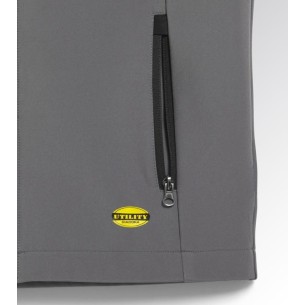 Gilet shell vest level Diadora Utility grigio 2