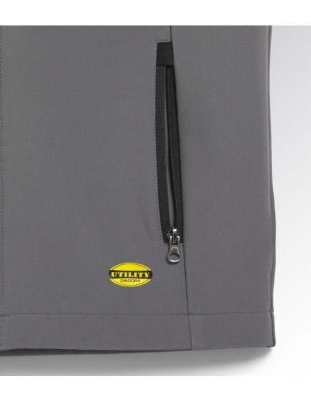 Gilet shell vest level Diadora Utility grigio