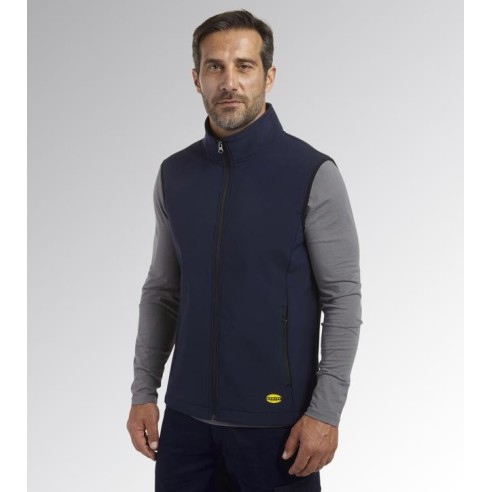 Gilet shell vest level Diadora Utility blu