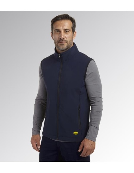Gilet shell vest level Diadora Utility blu
