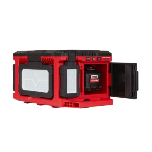 M18 POALC-0 Faro M18™ PACKOUT™ e caricabatterie Batteria/Corrente Milwaukee