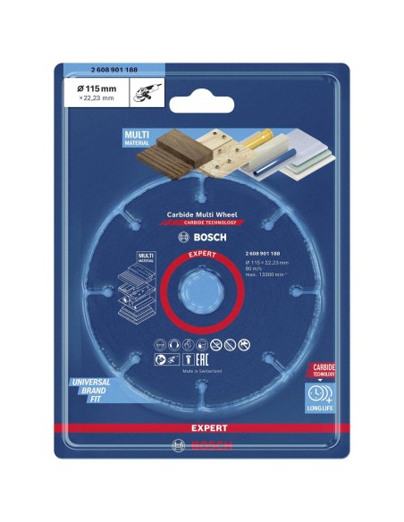 Disco da taglio universale 115mm (x legno) Bosch