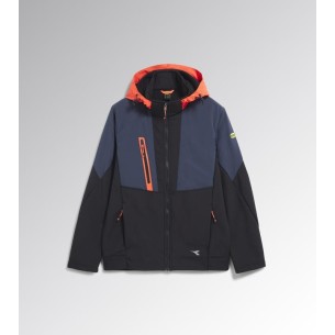 Giacca softshell hybrid nero-blu Diadora Utility