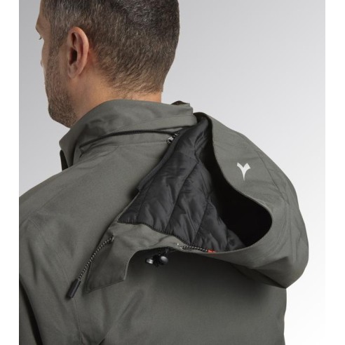 Giacca padded cross Diadora Utility verde timo