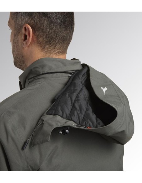 Giacca padded cross Diadora Utility verde timo