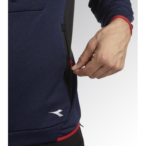 Pile polar fleece techno Diadora Utility blu