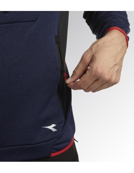 Pile polar fleece techno Diadora Utility blu