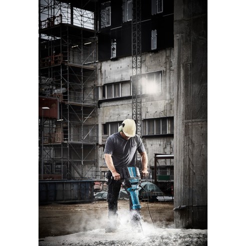 MARTELLO DEMOLITORE HM1812 MAKITA 2.000W - 72,8J C/ CARRELLO PER TRASPORTO D-54972                 (Planet)