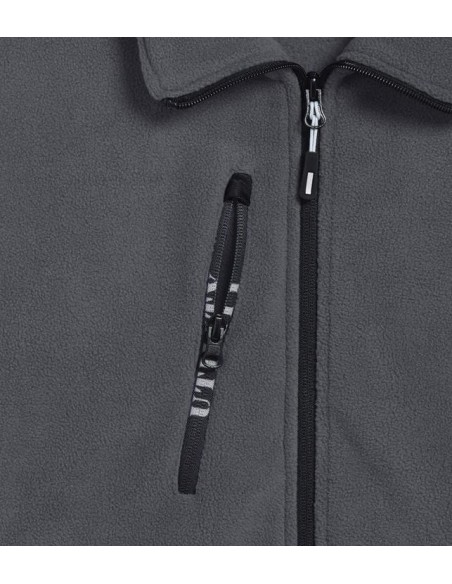 Pile full zip sweat fz Diadora Utility grigio