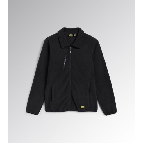 Pile full zip sweat fz Diadora Utility nero
