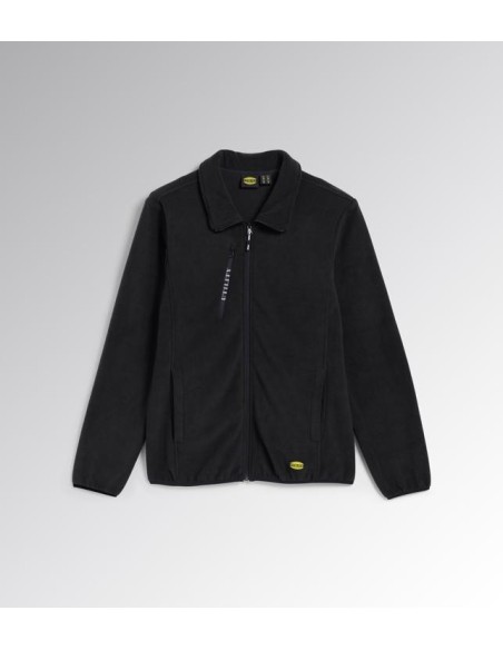 Pile full zip sweat fz Diadora Utility nero