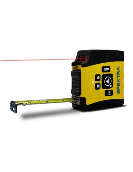 FLESSOMETRO DIGITALE C/LASER 20mt SPEKTRA