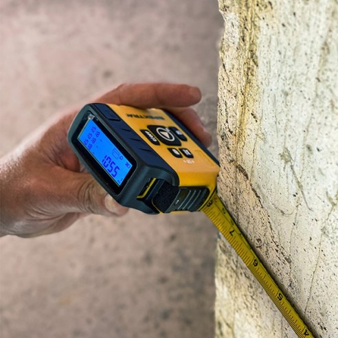 FLESSOMETRO DIGITALE C/LASER 20mt SPEKTRA