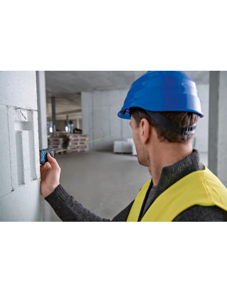 DISTANZIOMETRO LASER GLM 50-27 CG BOSCH RAGGIO VERDE - 50M - PROT. IP 65 C/ ACC. DI PROTEZ. E BA 3,7V 1.0AH     
