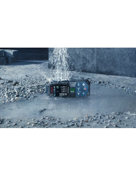 DISTANZIOMETRO LASER GLM 50-27 CG BOSCH RAGGIO VERDE - 50M - PROT. IP 65 C/ ACC. DI PROTEZ. E BA 3,7V 1.0AH     
