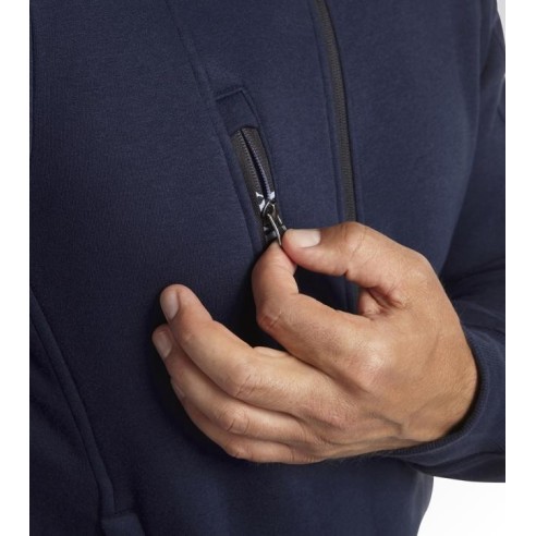 Felpa mid zip hz litework Diadora Utility blu