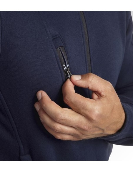 Felpa mid zip hz litework Diadora Utility blu