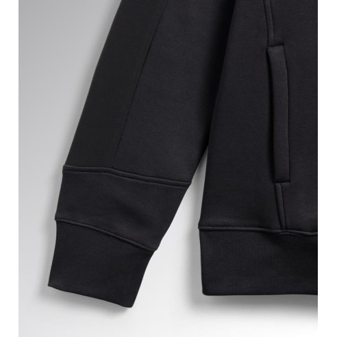 Felpa mid zip hz litework Diadora Utility nero