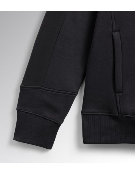 Felpa mid zip hz litework Diadora Utility nero