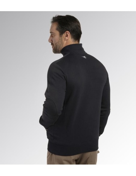 Felpa mid zip hz litework Diadora Utility nero