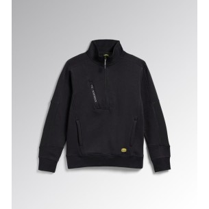 Felpa mid zip hz litework Diadora Utility nero