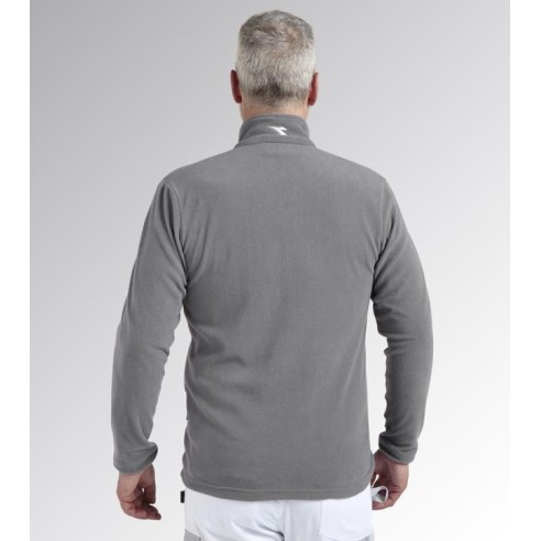 Micropile mid zip pocket litework Diadora Utility grigio