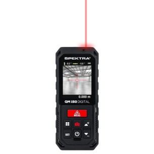 Misuratore laser digitale QM 150 Spektra, raggio rosso, portata 150m 2