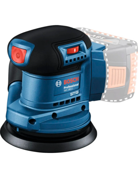 Levigatrice eccentrica Gex 185-LI Bosch