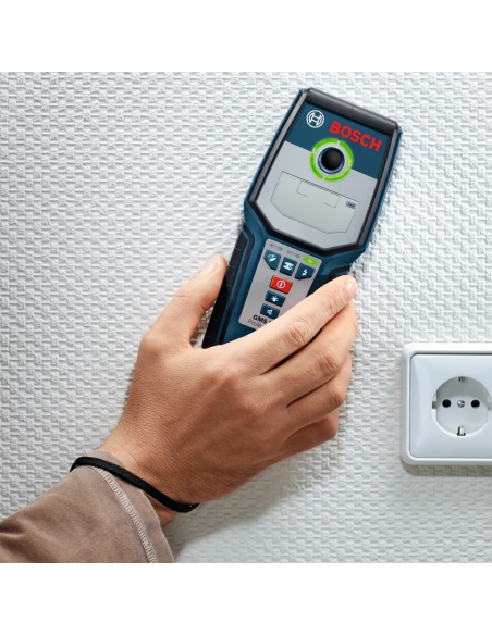 RILEVATORE GMS 120 BOSCH - PROF. RILEVAM. MAX 120MM - OGGETTI: MET. FERROSI (FERRO) + MET. NON FERROSI (RAME) + CAVI + SOTTOSTRU