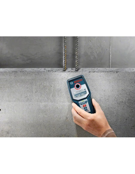 RILEVATORE GMS 120 BOSCH - PROF. RILEVAM. MAX 120MM - OGGETTI: MET. FERROSI (FERRO) + MET. NON FERROSI (RAME) + CAVI + SOTTOSTRU