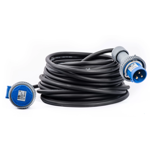 Prolunga industriale CEE 2P+T 16A, 230V IP67, 20m VB