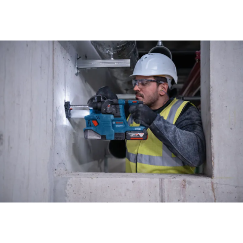 Tassellatore Gbh 18v-22 Bosch Sds-Plus 1.9j  c/2 batterie (18v- 4.0Ah)+caricabatterie  - Ø fori calcestruzzo 4-22mm