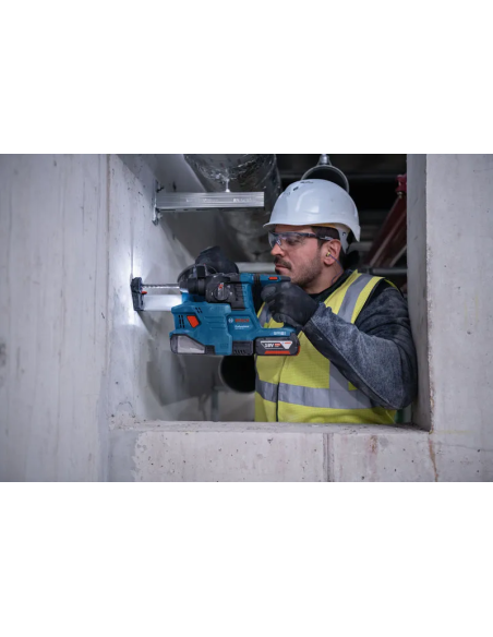 Tassellatore Gbh 18v-22 Bosch Sds-Plus 1.9j  c/2 batterie (18v- 4.0Ah)+caricabatterie  - Ø fori calcestruzzo 4-22mm