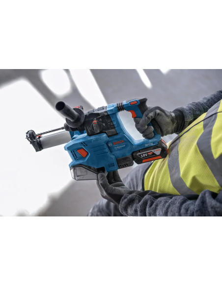 Tassellatore Gbh 18v-22 Bosch Sds-Plus 1.9j  c/2 batterie (18v- 4.0Ah)+caricabatterie  - Ø fori calcestruzzo 4-22mm