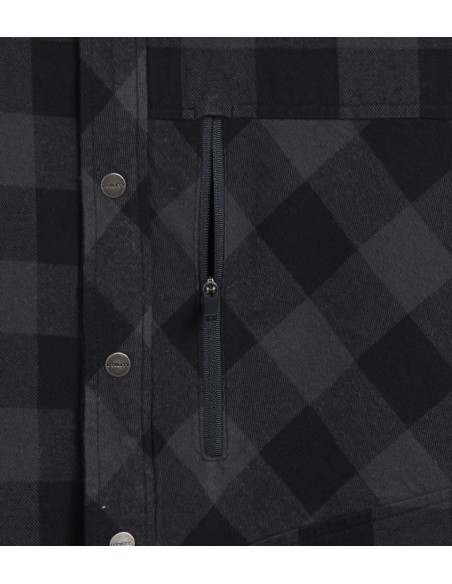 Camicia check cortina Diadora Utility nero-antracite