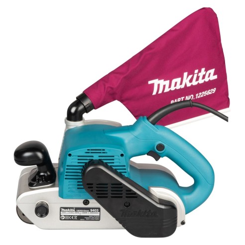 Levigatrice a nastro 9403J Makita 1.200W, vel. vuoto 500m/min, nastro: 100x610mm