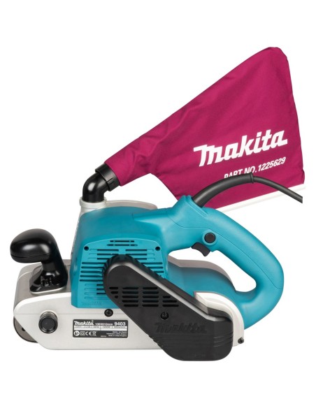 Levigatrice a nastro 9403J Makita 1.200W, vel. vuoto 500m/min, nastro: 100x610mm
