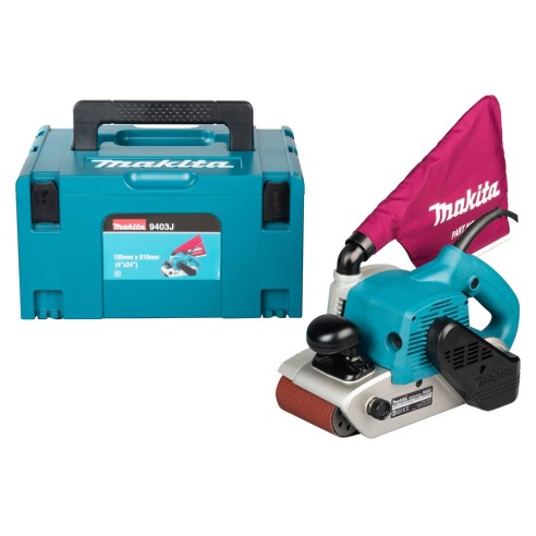 Levigatrice a nastro 9403J Makita 1.200W, vel. vuoto 500m/min, nastro: 100x610mm