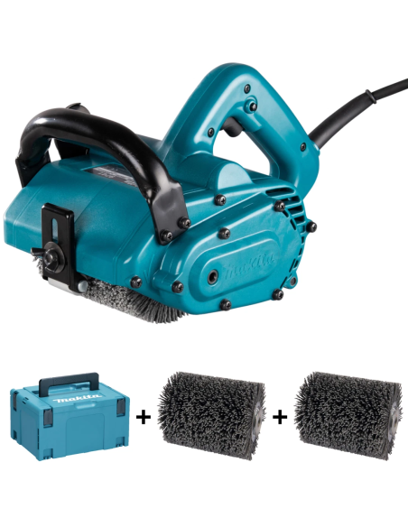 Levigatrice a rullo 9741J Makita 860W, 3.500g/min. (completa di 2 rulli nylon 120 grana 80)