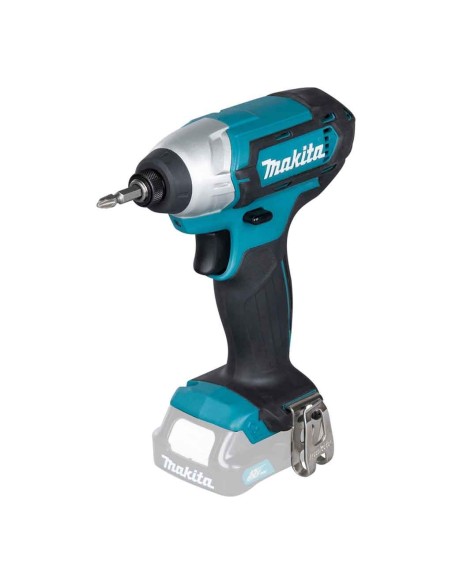 Kit Makita: HP333D (avvitatore percussione) + TD110D (avvit. ad impulsi) + 3 batterie BL1021B (12V 2.0Ah) + caricabatterie + 23 