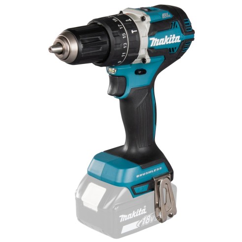 Trapano avvitatore a percussione DHP484 Makita 18V, 65Nm (senza batterie, senza valigetta)
