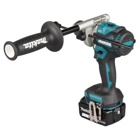 Trapano avvitatore con percussione DHP492RTJ Makita, 141Nm, Brushless (completo di 2 batterie 18V 5.0Ah)
