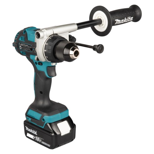 Trapano avvitatore con percussione DHP492RTJ Makita, 141Nm, Brushless (completo di 2 batterie 18V 5.0Ah)