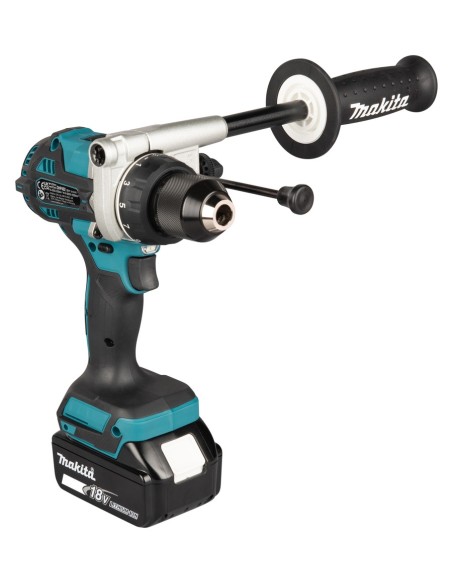 Trapano avvitatore con percussione DHP492RTJ Makita, 141Nm, Brushless (completo di 2 batterie 18V 5.0Ah)
