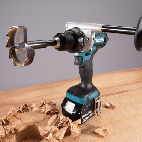 Trapano avvitatore con percussione DHP492RTJ Makita, 141Nm, Brushless (completo di 2 batterie 18V 5.0Ah)