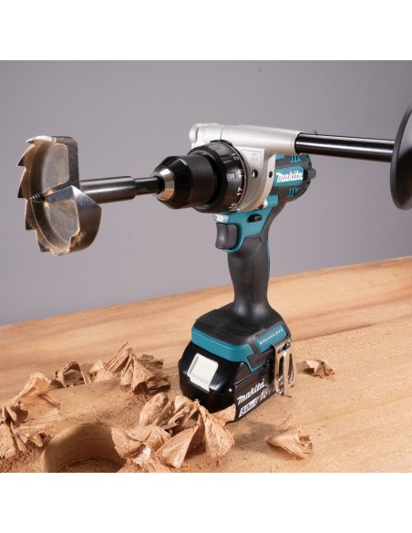 Trapano avvitatore con percussione DHP492RTJ Makita, 141Nm, Brushless (completo di 2 batterie 18V 5.0Ah)
