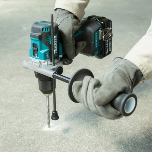 Trapano avvitatore con percussione DHP492RTJ Makita, 141Nm, Brushless (completo di 2 batterie 18V 5.0Ah)