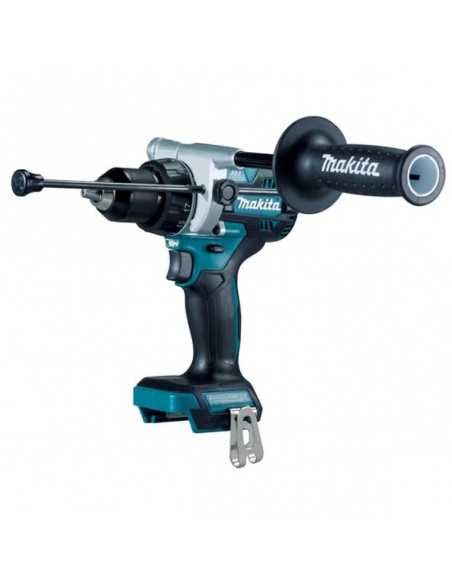 Combo kit Makita: DHP486 avvitatore a percussione 130Nm + DGA513 smerigliatrice angolare + 3 batterie (18V 5.0Ah) + caricabatter